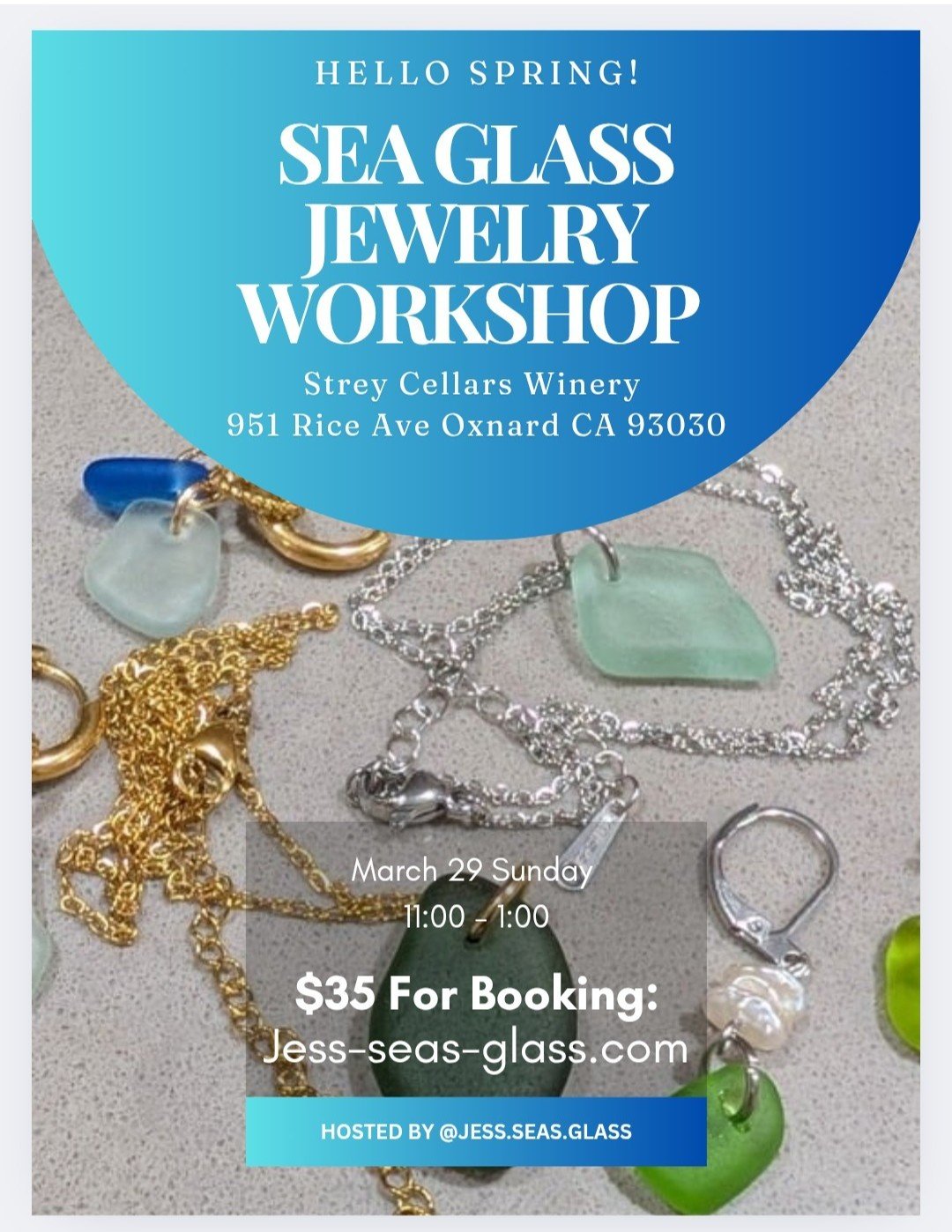 Sea Glass Jewelry Workshop product image (1)