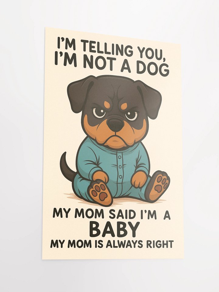 Baby Rottweiler Poster product image (4)