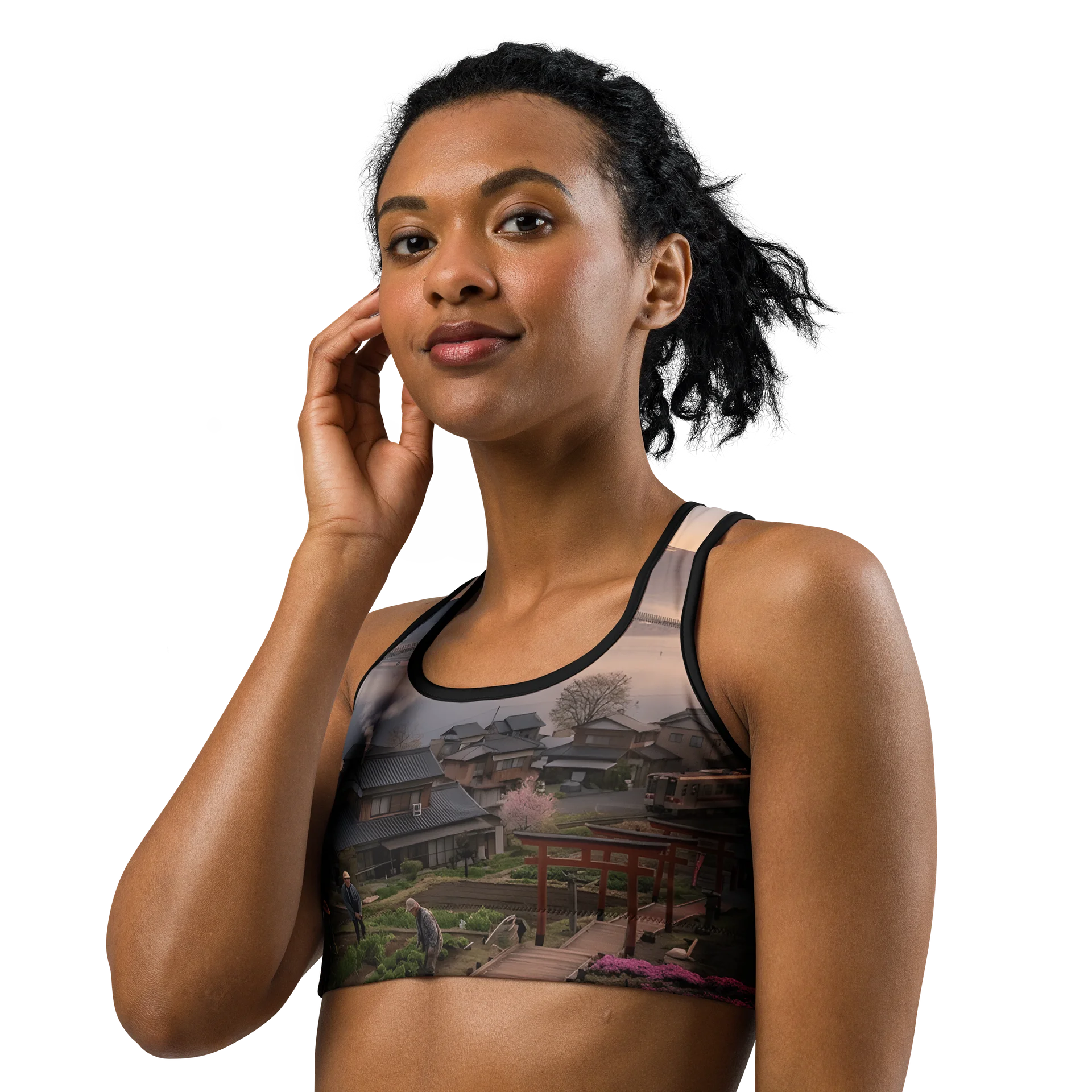 Mount Fuji Sports Bra | Moisture-Wicking Activewear Top product image (4)
