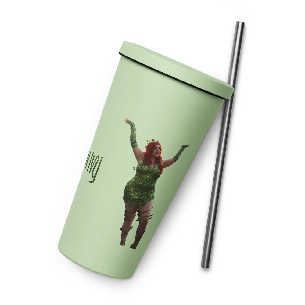 Poison Ivy Insulated Tumbler w/ Straw product image (5)