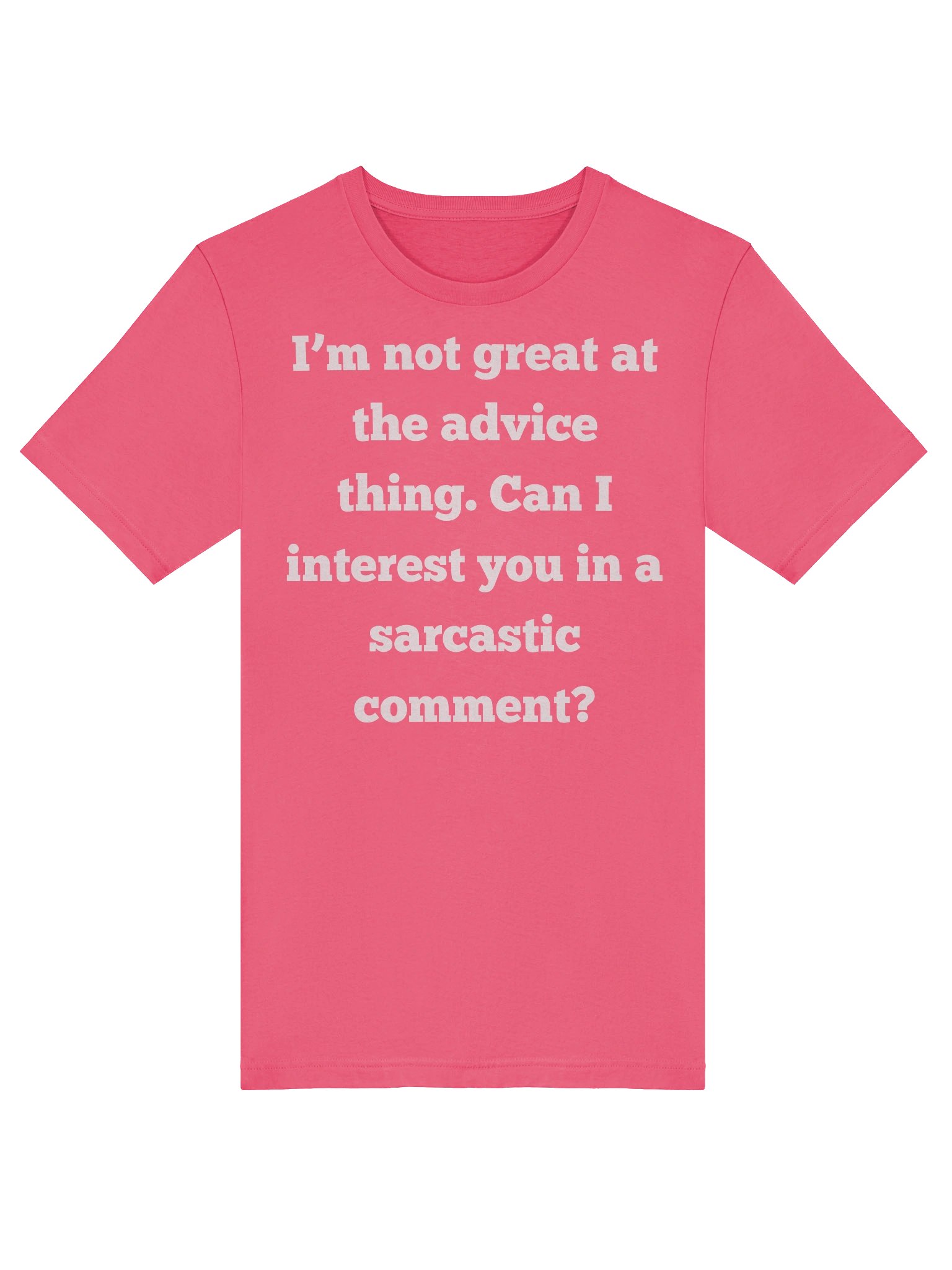 I'm Not Great at Advice Sarcastic Comment Shirt, Funny Sarcasm Gift Tee, Witty Humor T-Shirt, Bella Canvas 3001, Gift for Friend product image (5)