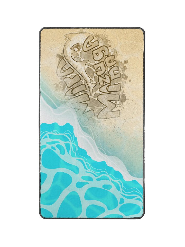 Leopard Sea - Desk Mat (12" x 22") product image (1)