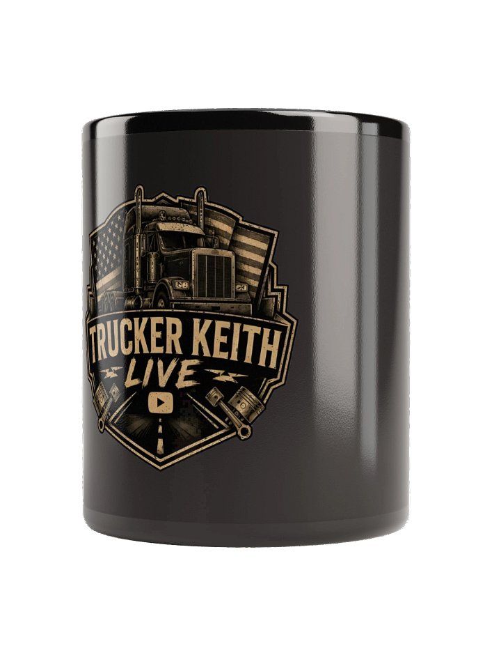 Trucker Keith Live Trucker Badge Mug product image (4)