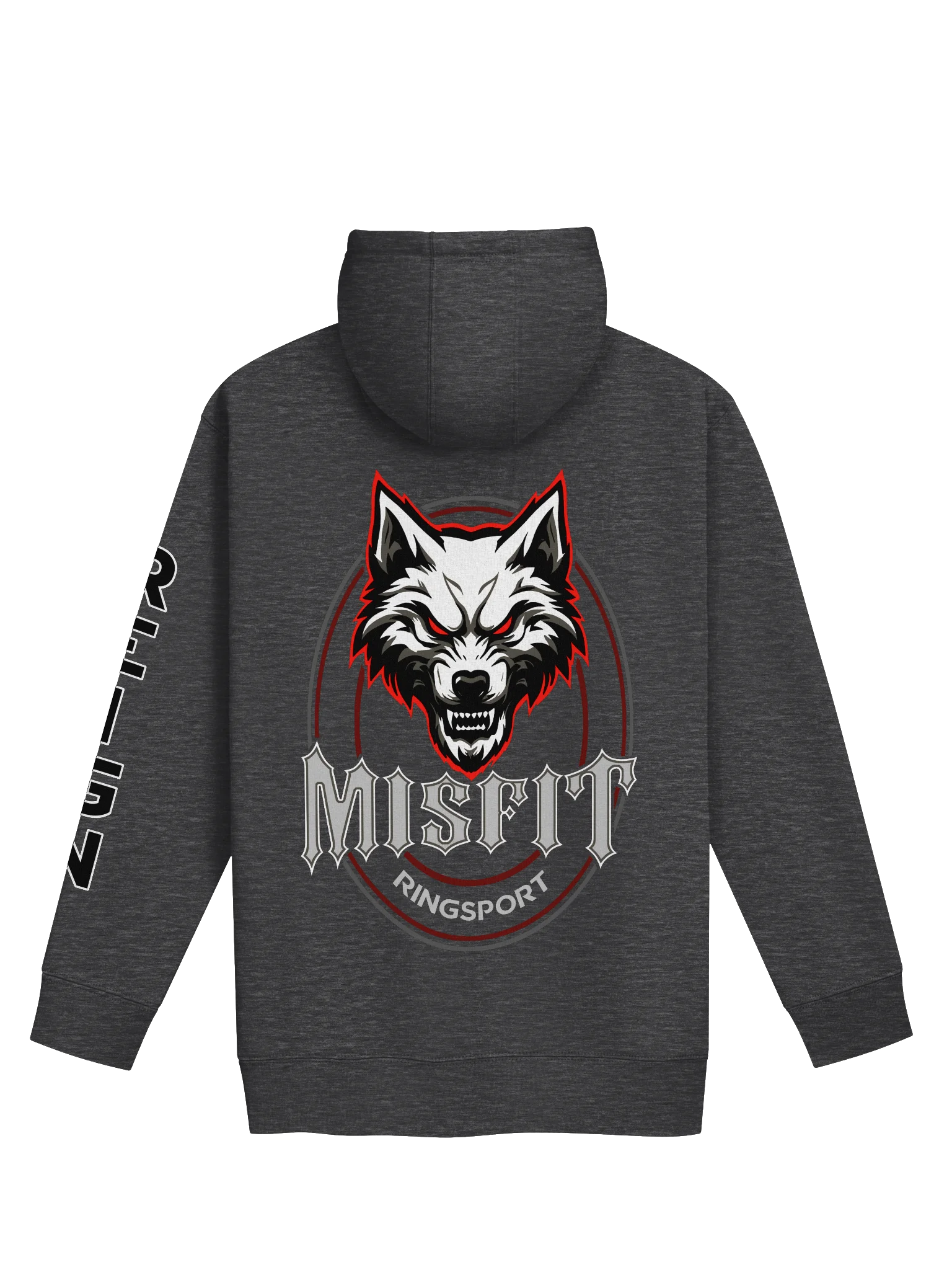 REIGN Sleeve Misfit Ringsport - Premium Hoodie chest and back product image (2)