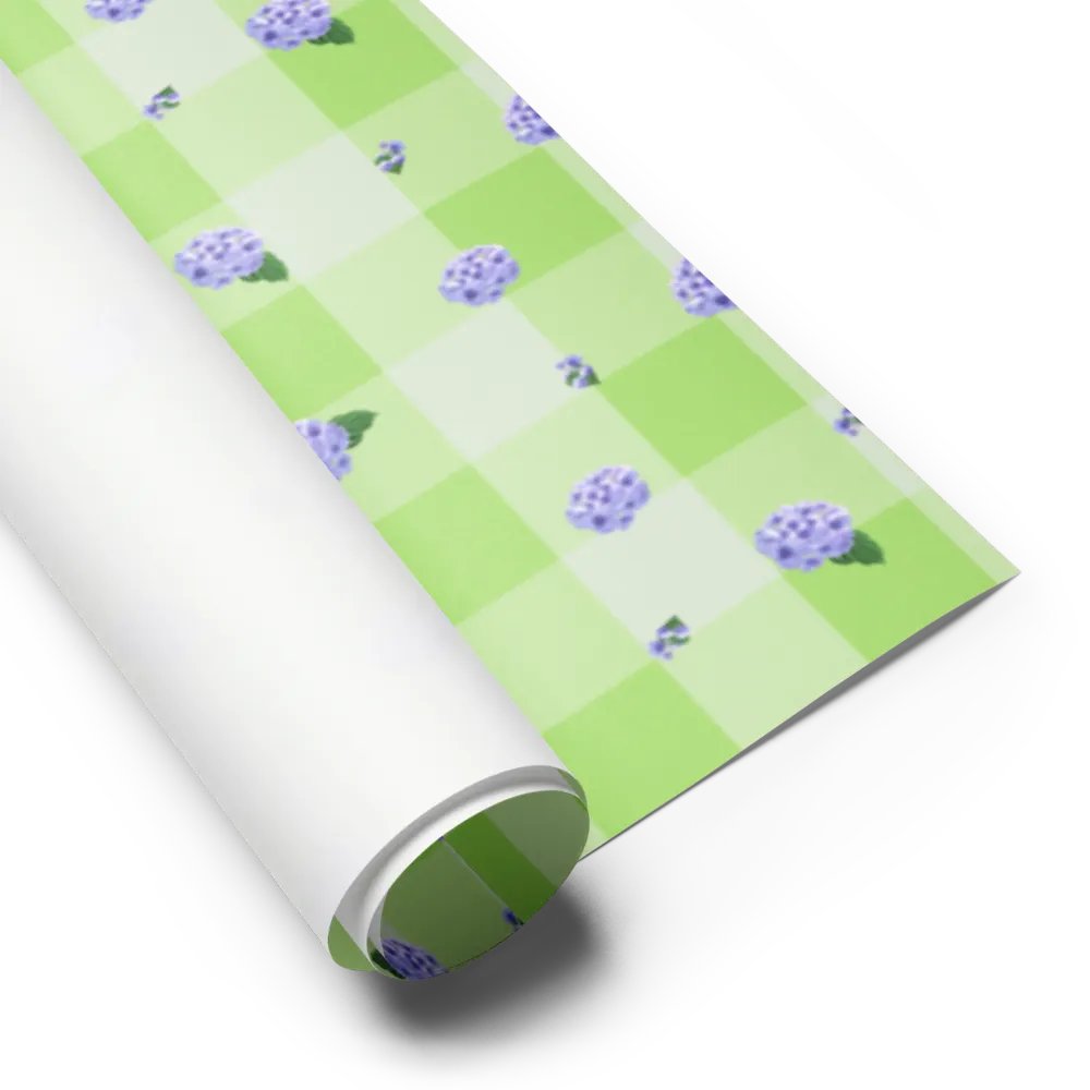 Bunnies and Hydrangeas Wrapping Paper Set product image (6)