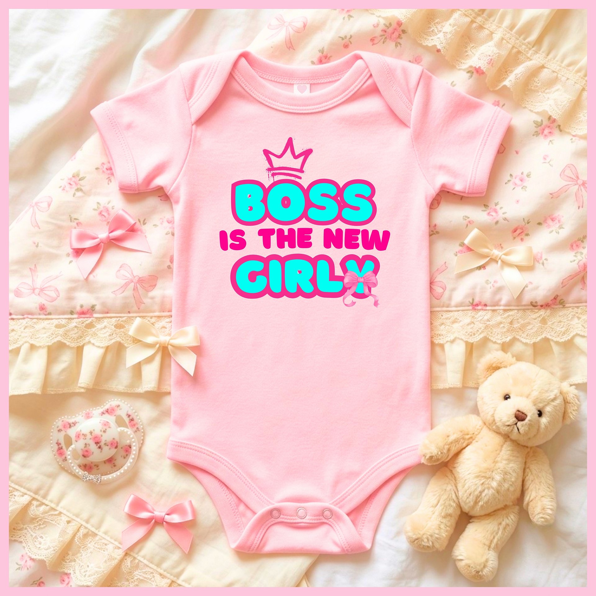 BOSS is the new GIRLY🩷Super Soft🪽Onesie🩷 product image (1)