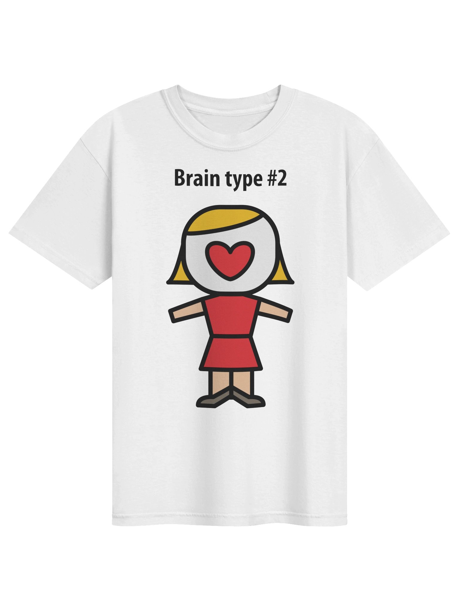 Brain type #2 t-shirt product image (1)