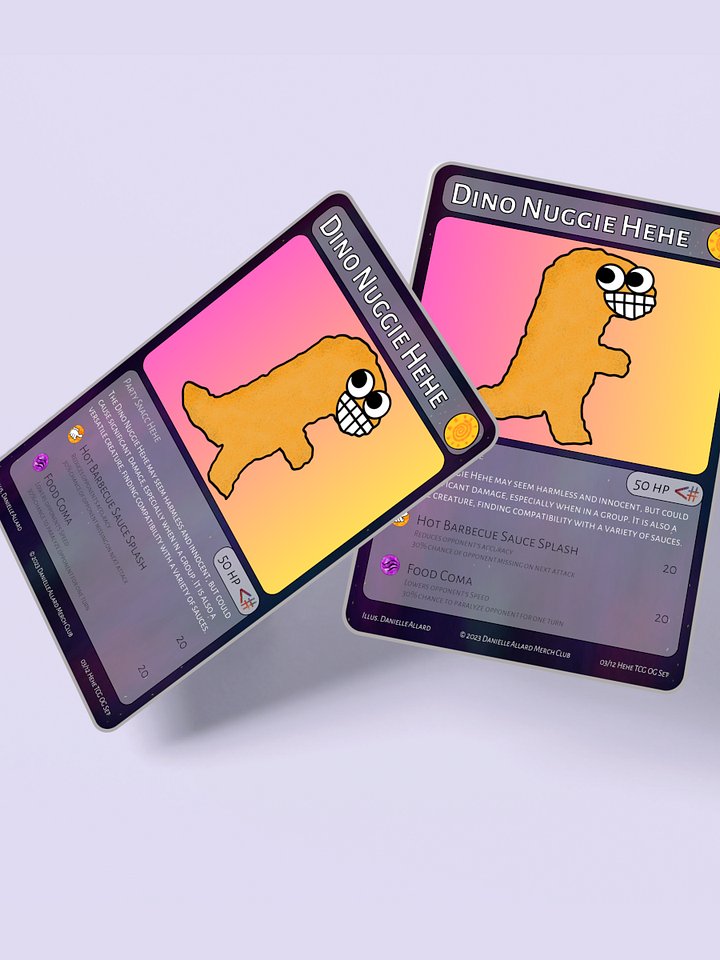 Dino Nuggie Hehe Digital Card [Hehe TCG Card #03] product image (1)