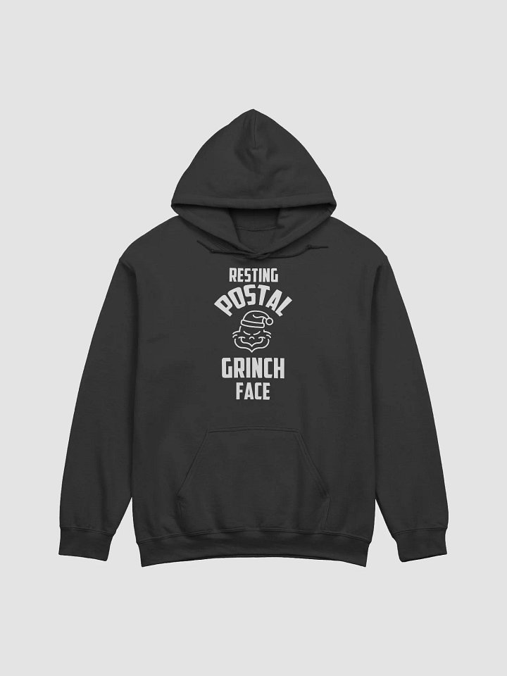 Resting Grinch Face Postal Worker Unisex Hoodie product image (5)