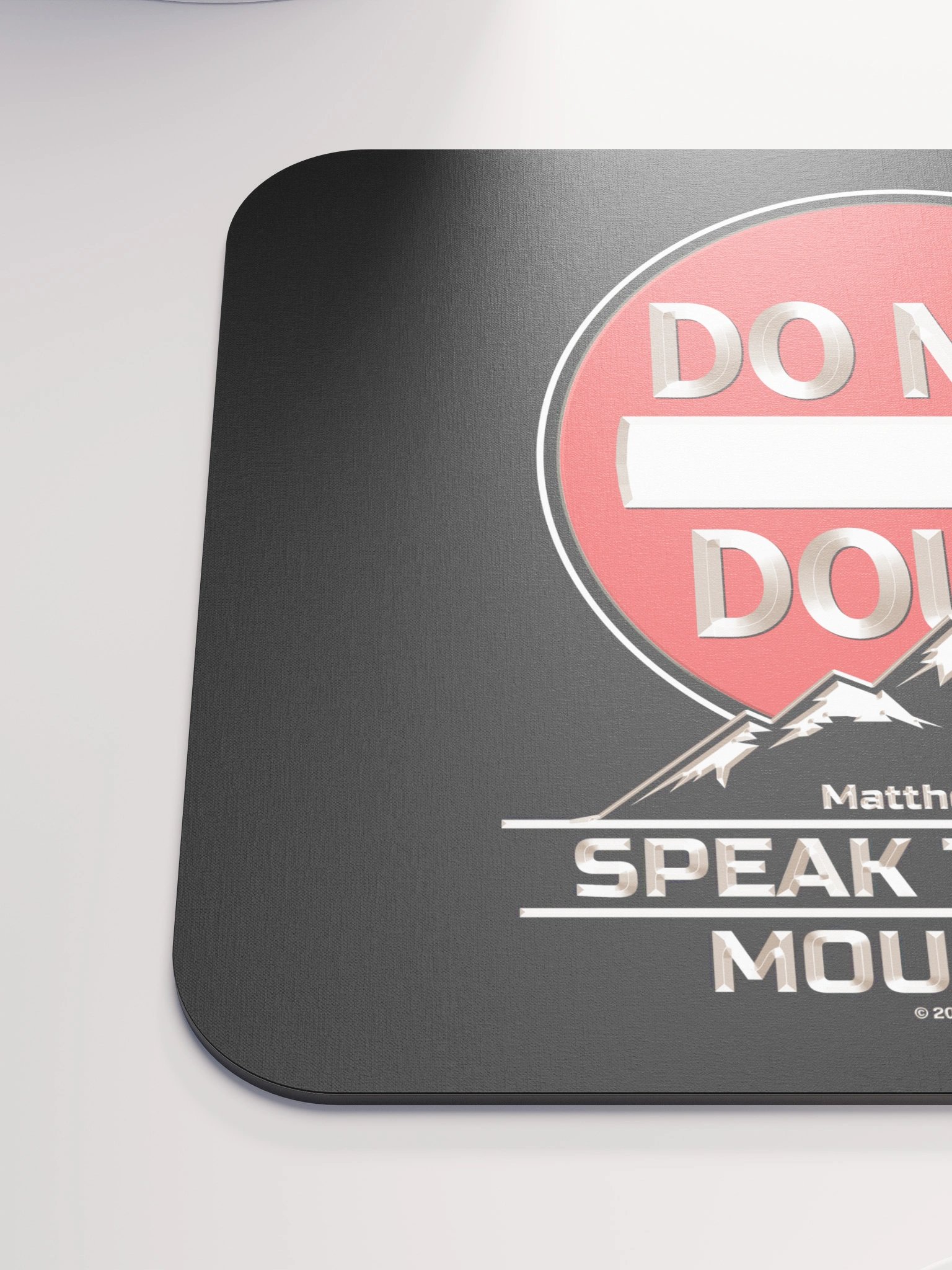 Do Not Doubt, Black Mouse Pad BV product image (6)
