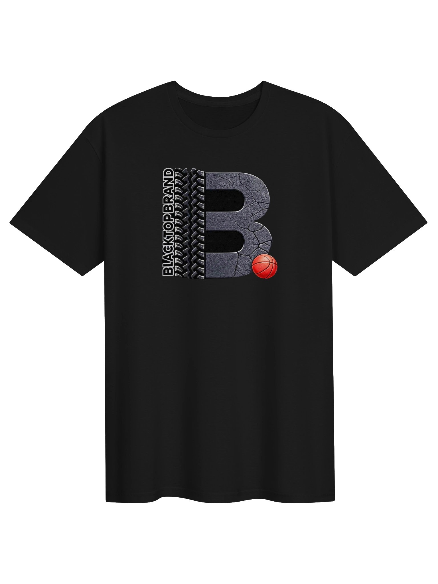 Blacktop Brand Basketball Logo Classic Tee product image (4)