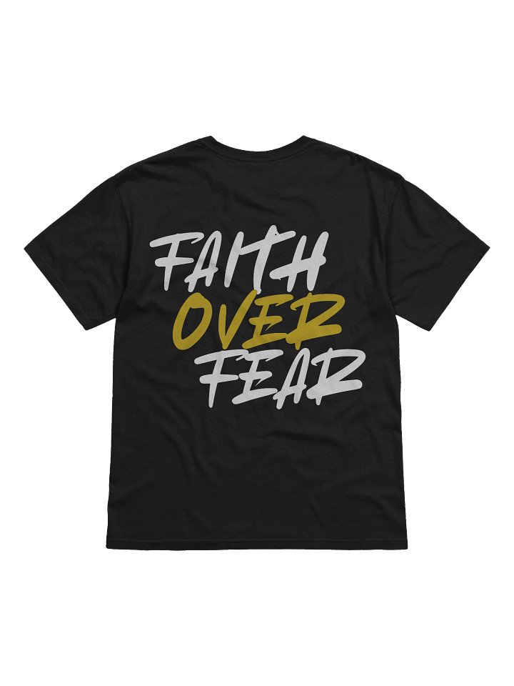Faith Over Fear (Black Tee) product image (2)