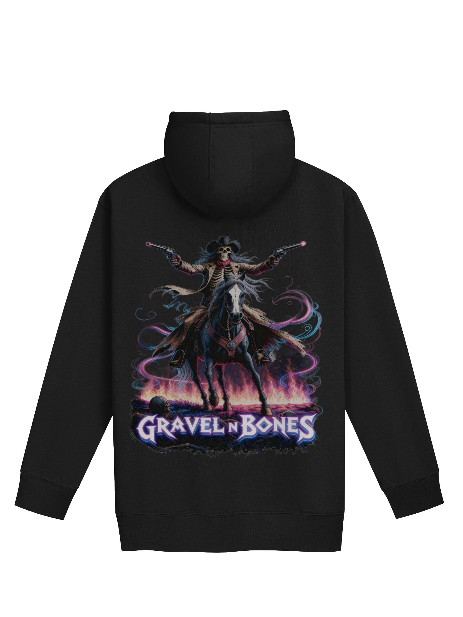 Gravel N Bones – Neon Night Rider Hoodie product image (2)