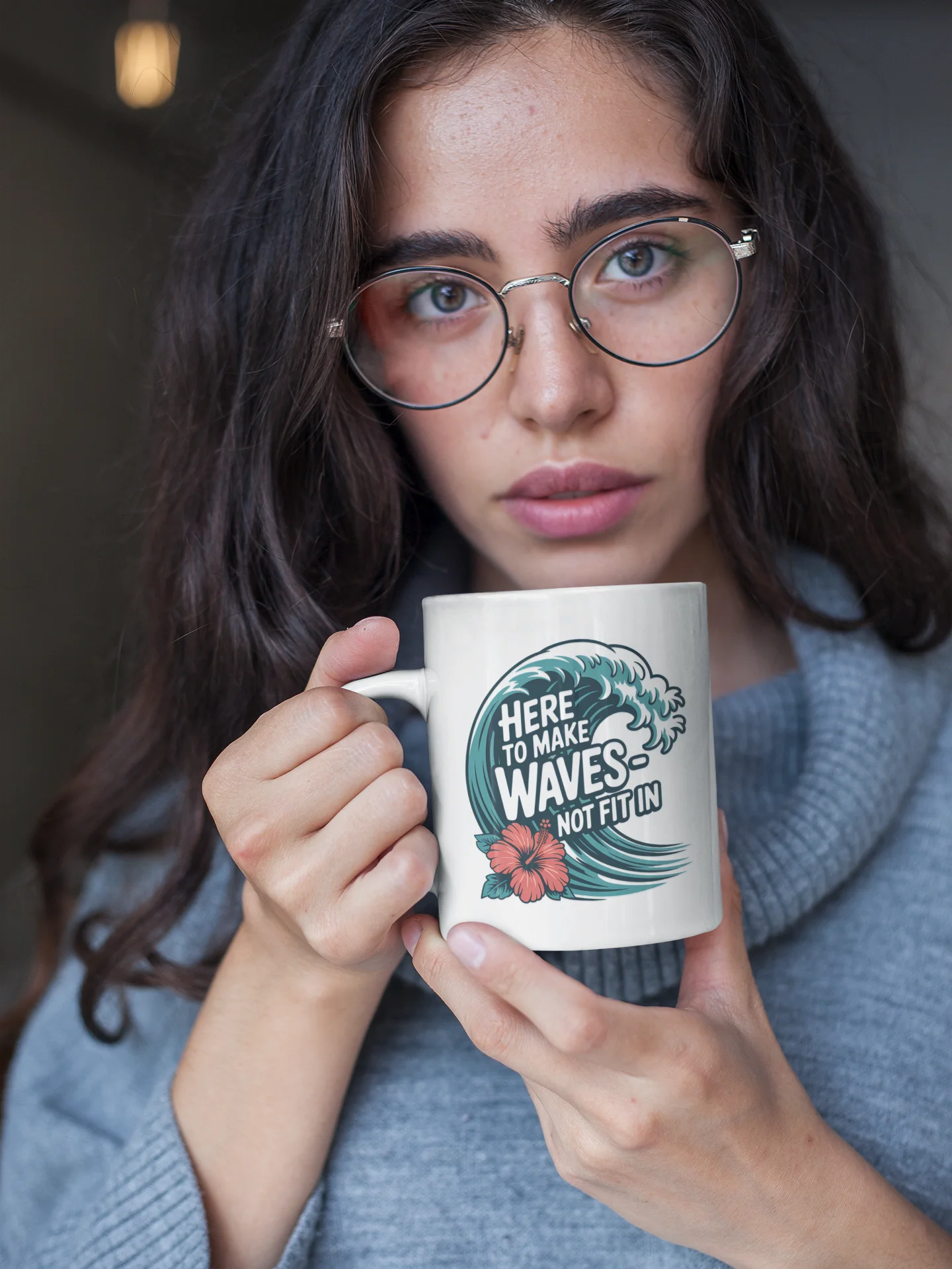 Here to Make Waves Human Design Manifestor Mug product image (7)