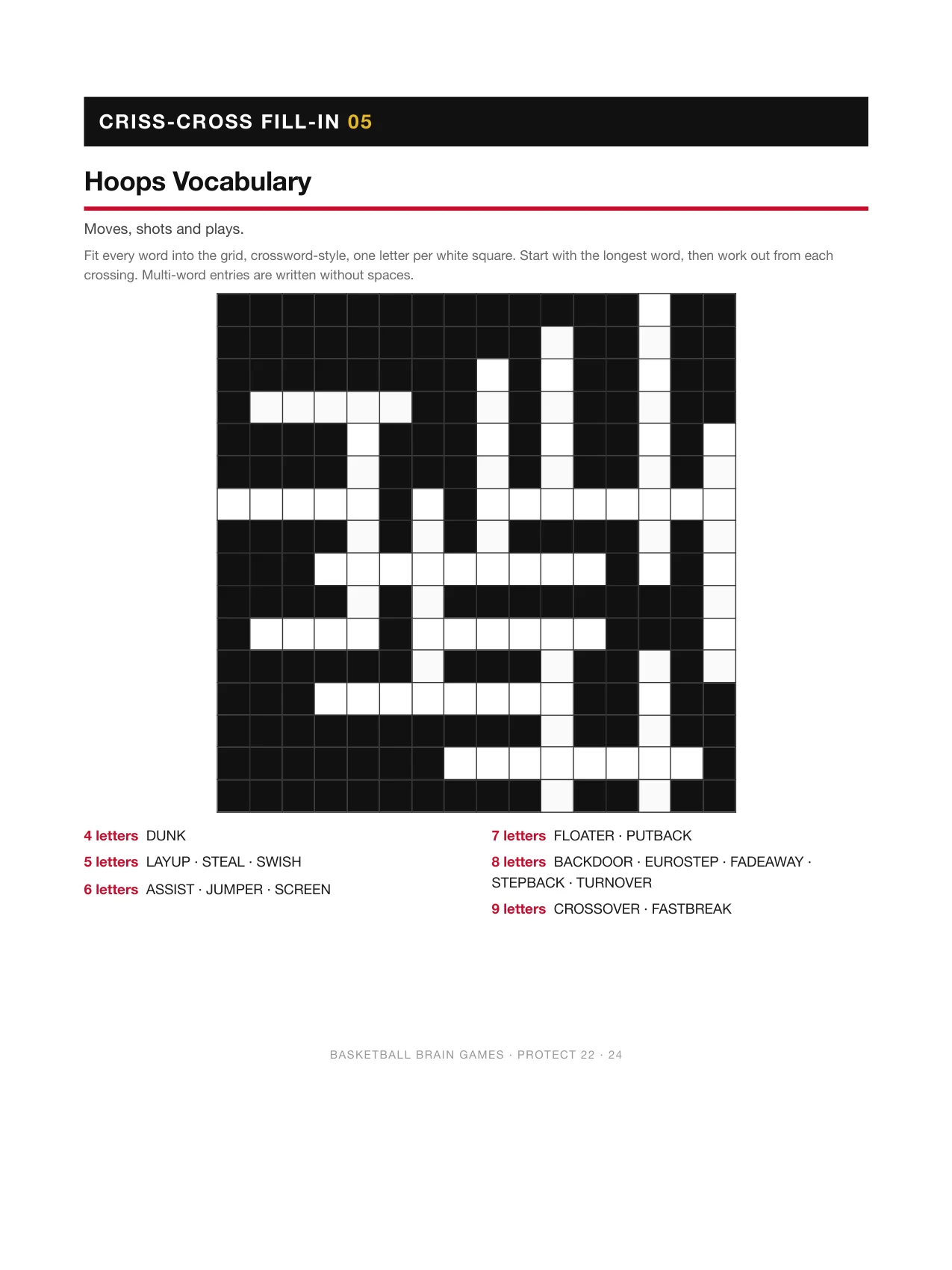 Basketball Brain Games — 66 Printable Puzzles for Hoops Fans (PDF) product image (3)