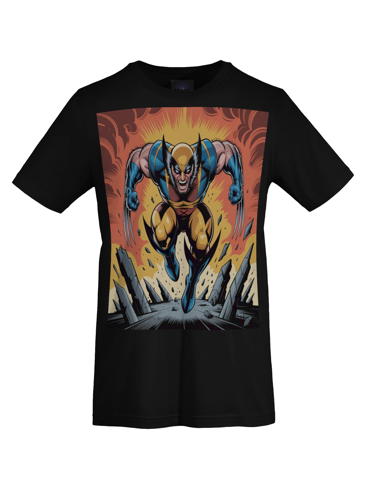Berserker Inferno: Wolverine Veiled Fury T-Shirt product image (1)