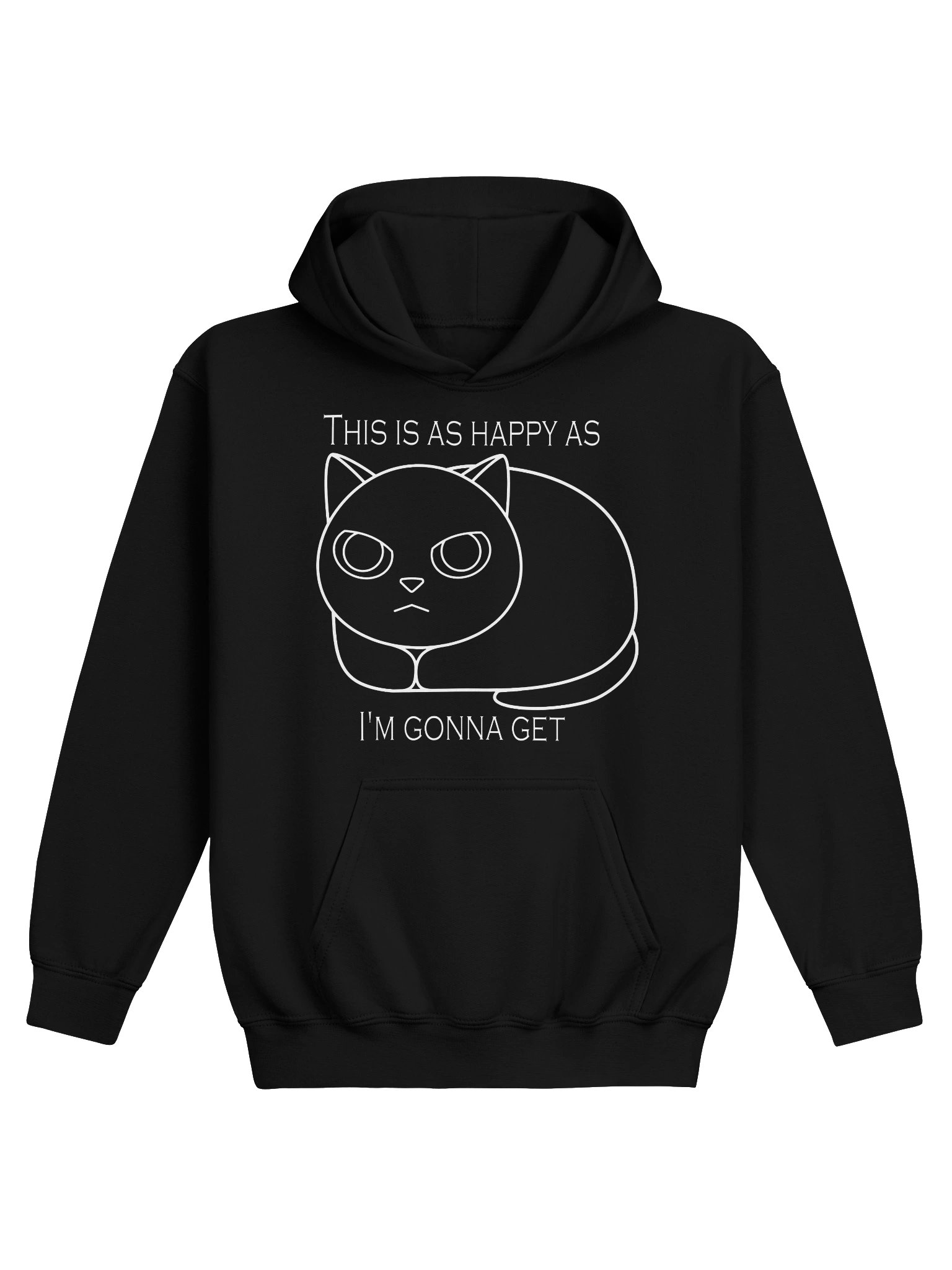 Happy Grumpy Cat - Unisex Youth Hoodie product image (1)