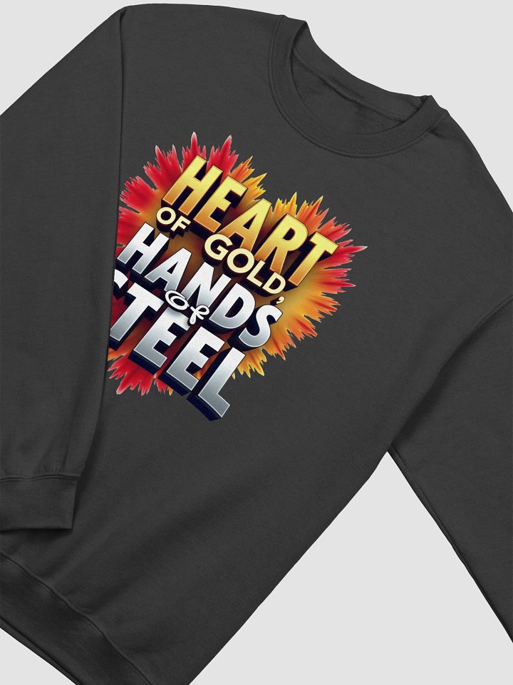 Heart of Gold, Hands of Steel Crewneck Sweatshirt product image (11)