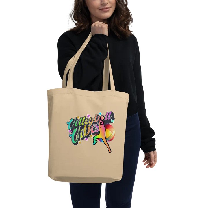 Volleyball Vibes Male Eco Tote product image (2)