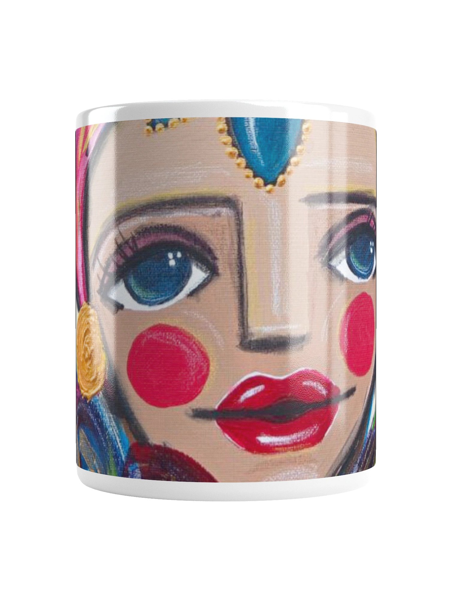 "Dutchess" White Glossy Mug product image (6)