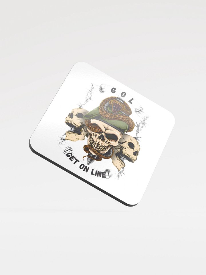 Get On Line Gloss Coaster product image (1)