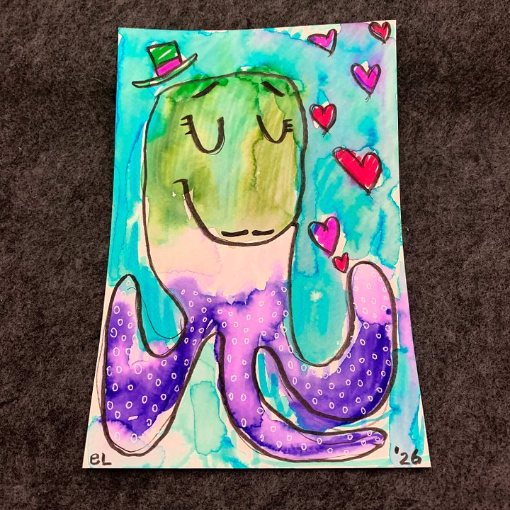 Genderqueer Triptopus Painting product image (1)