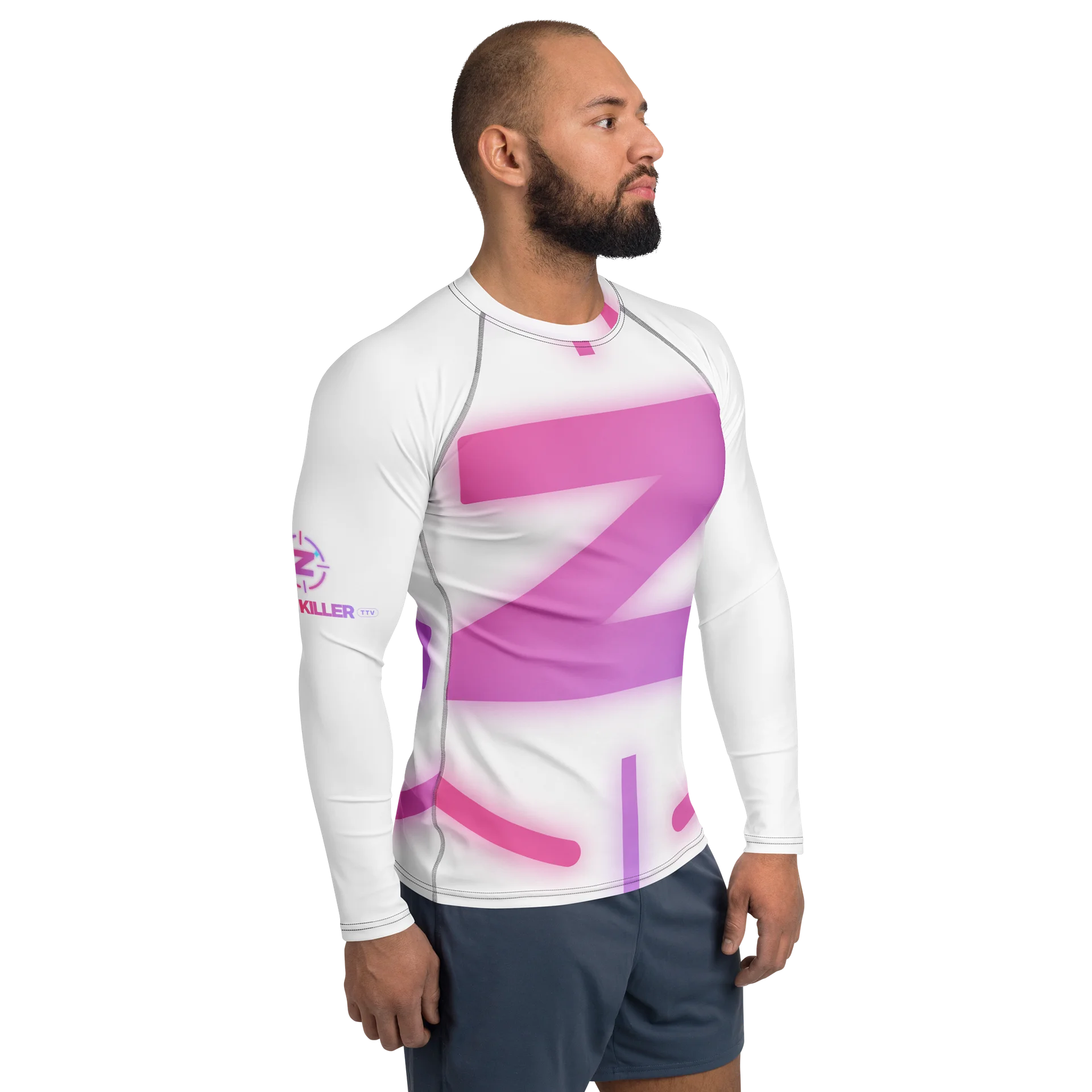 Neon Z Spark All-Over Print Rash Guard product image (4)