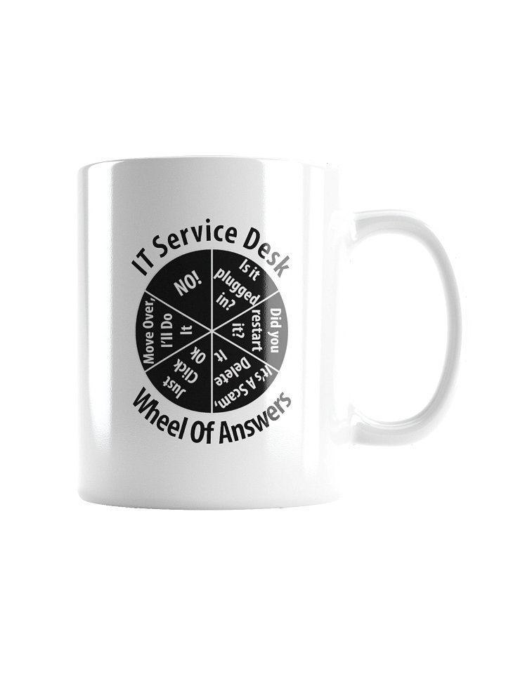 IT Service Desk Wheel of Answers Information Technology Mug Cup product image (5)