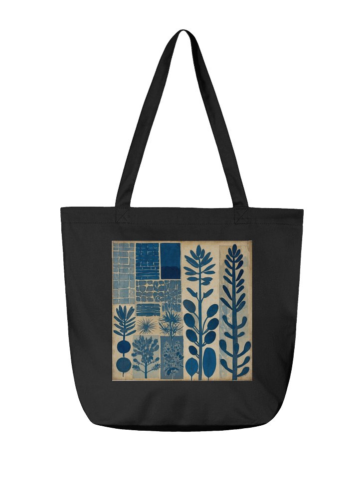 Blue Botanical Bliss Tote Bag product image (4)