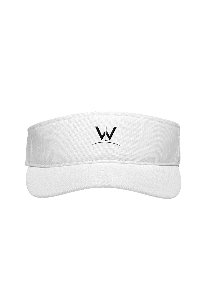 Walk It In Logo Visor — White Edition product image (1)