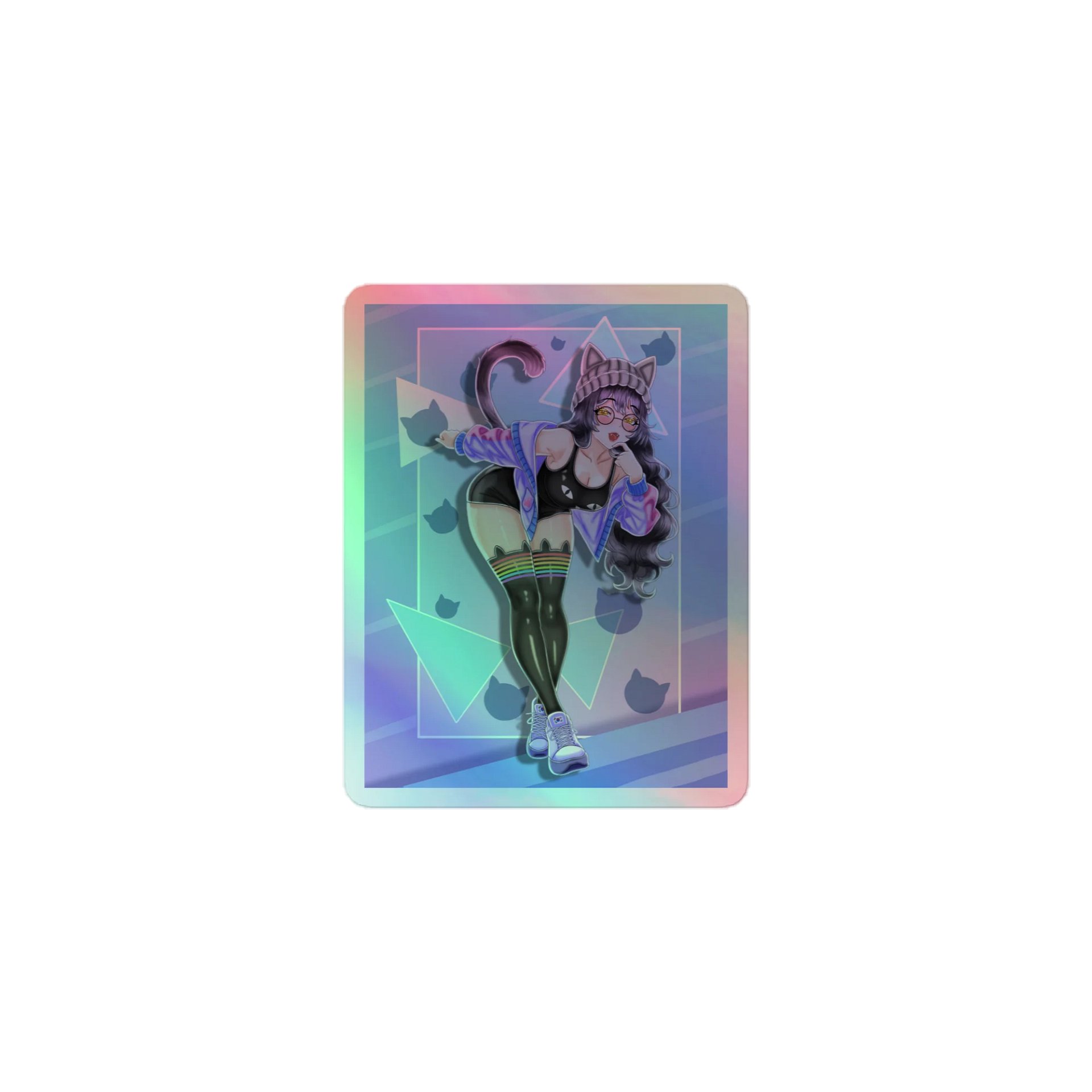 Leaning Sticker (Square/Holo) product image (1)