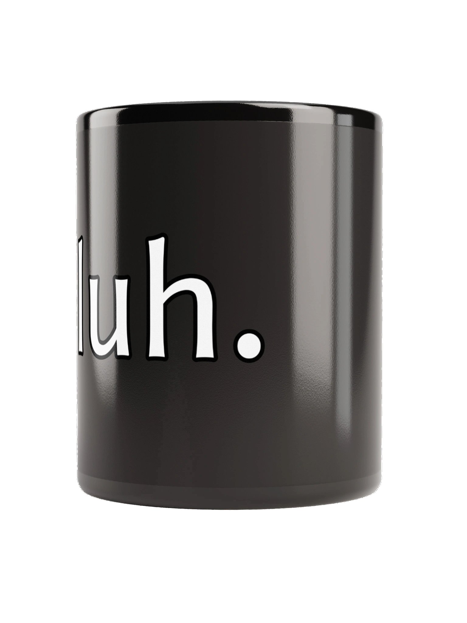 pluh. Black Glossy Mug product image (2)