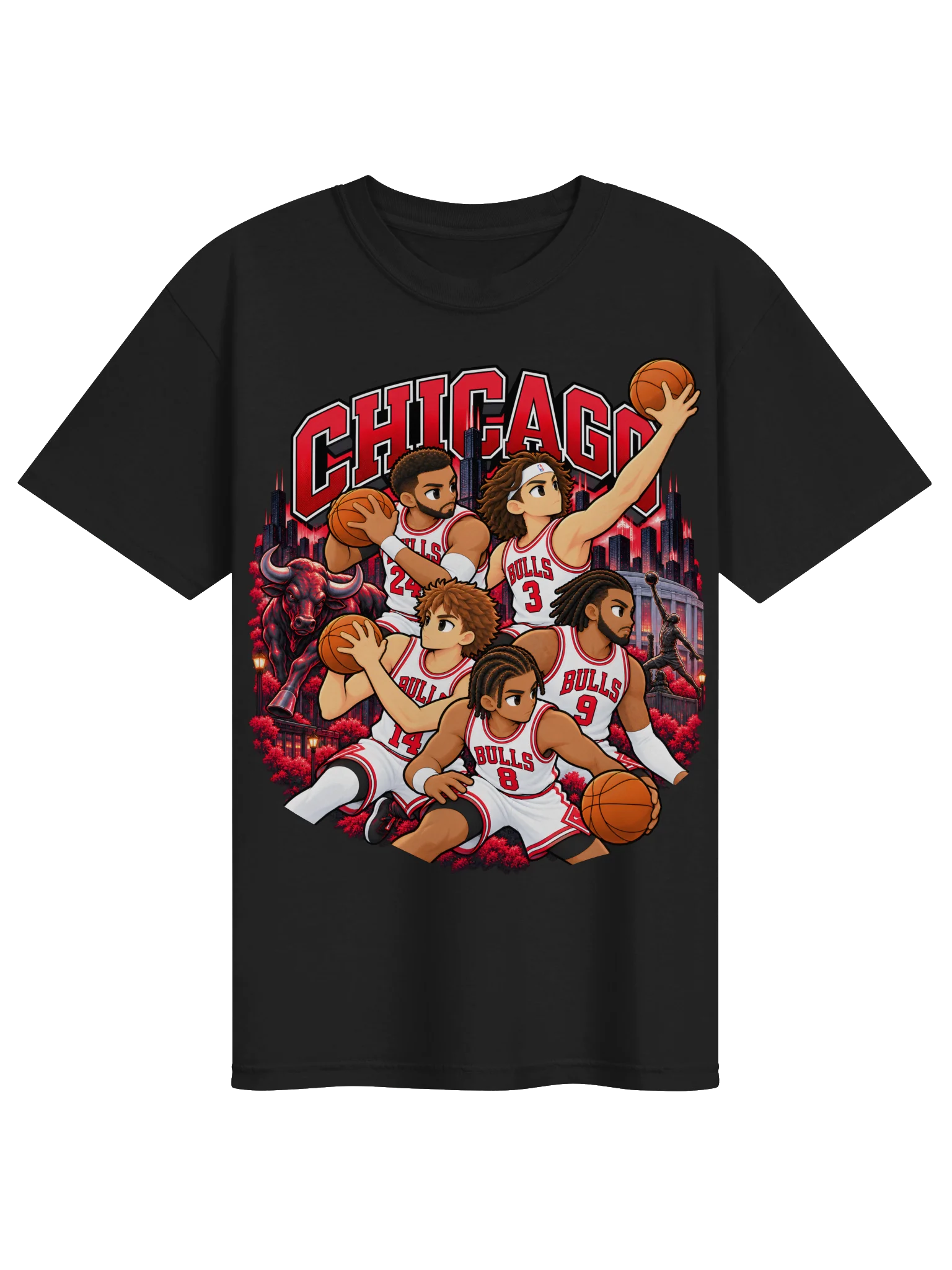 Chicago Basketball 26/27 Animated Player T-Shirt product image (1)