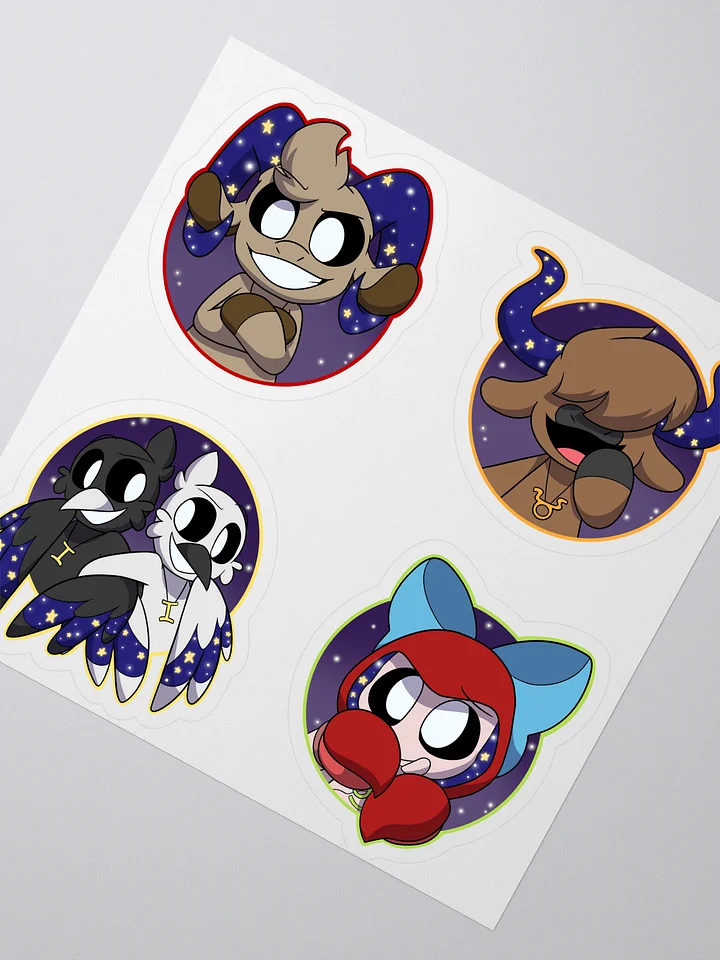 Zodiac Critters Sticker Set 1 product image (2)