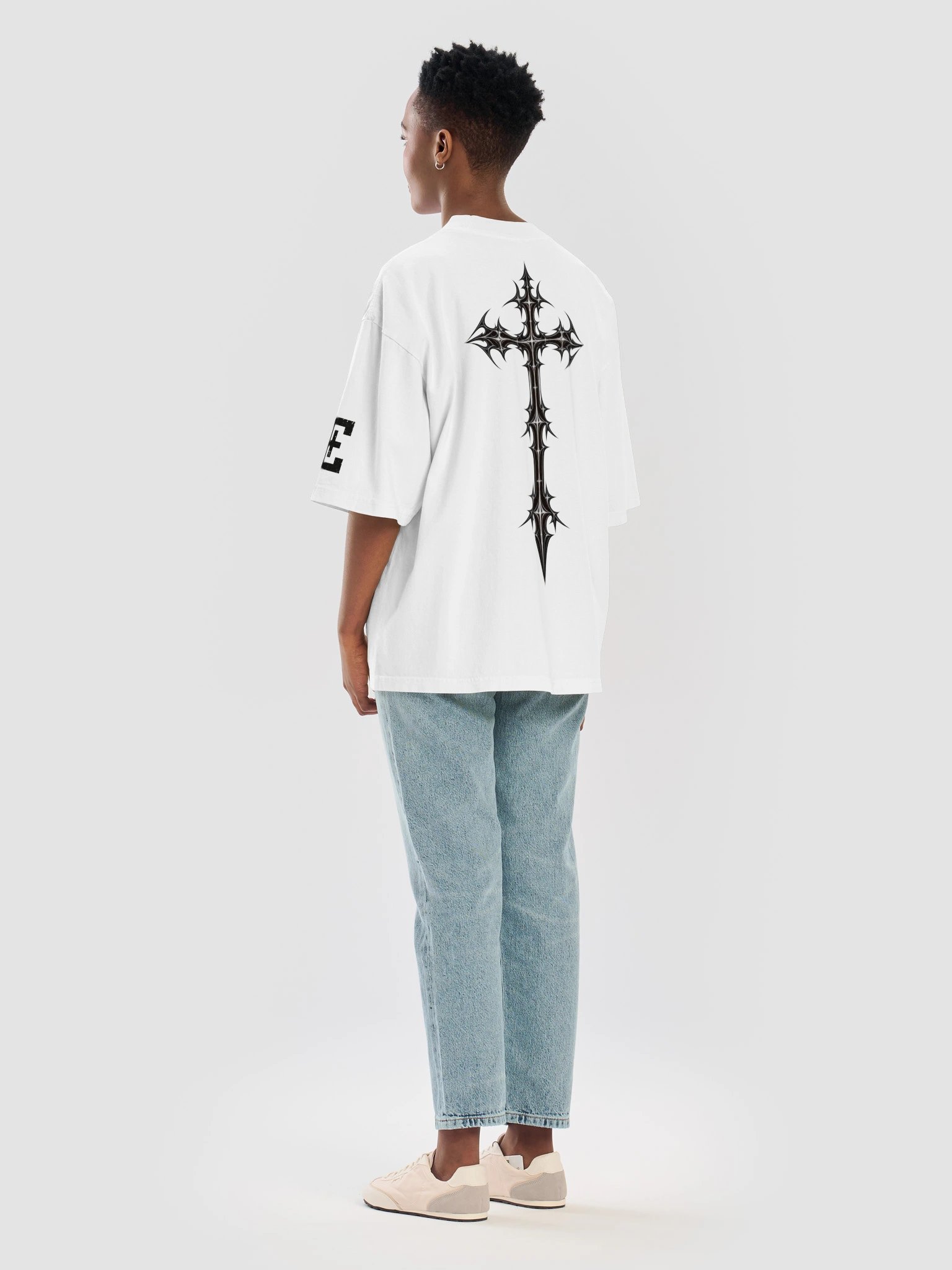 Elioenai "SIGILISM CROSS" Baggy Gym Tee product image (36)