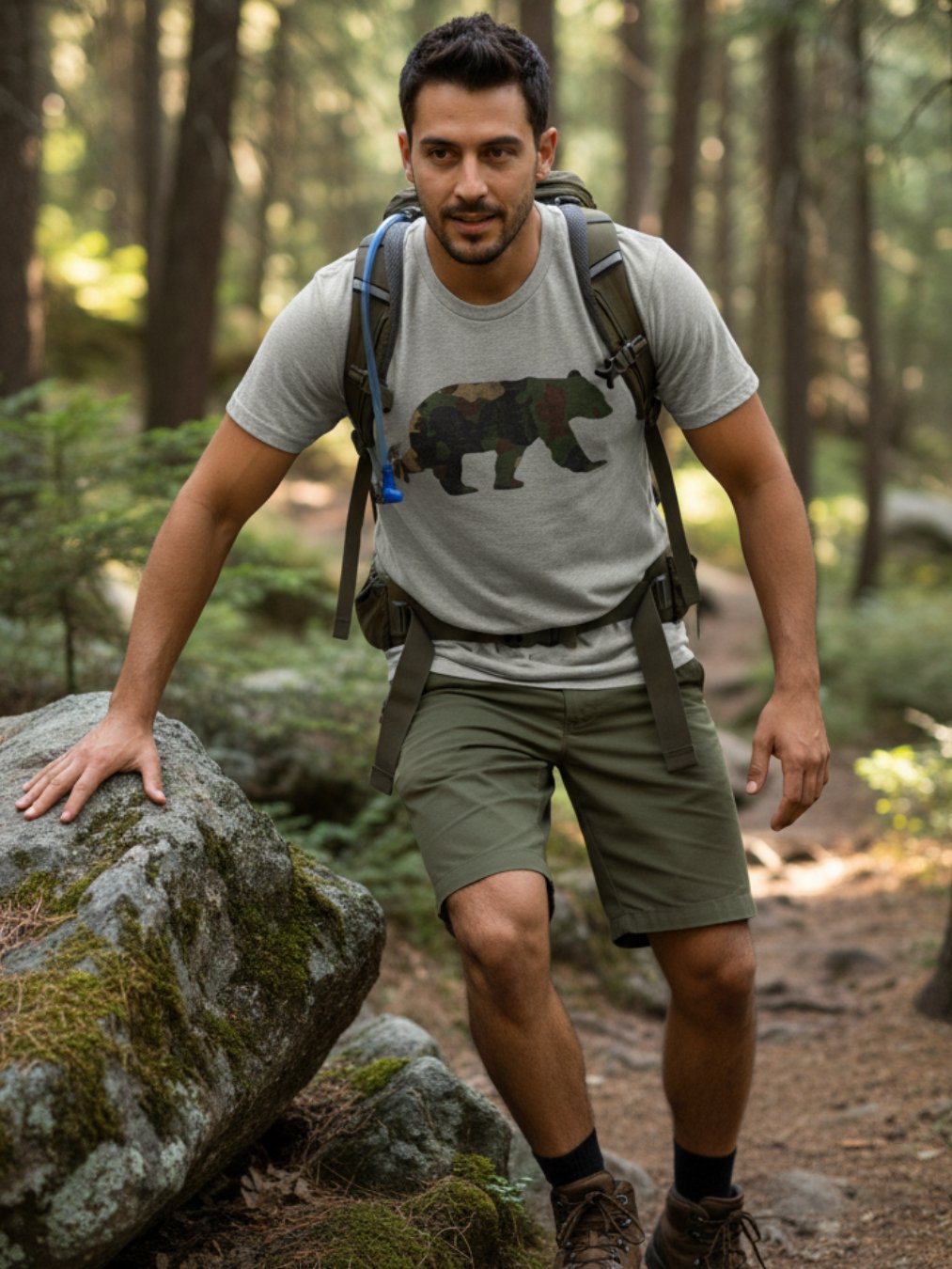 Camo Bear T-Shirt product image (2)
