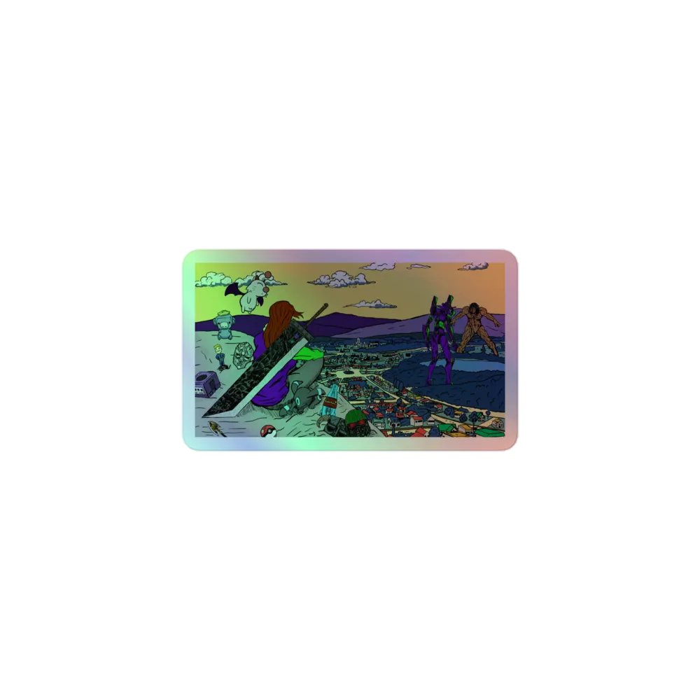 Anime Afternoon Holo Sticker product image (1)
