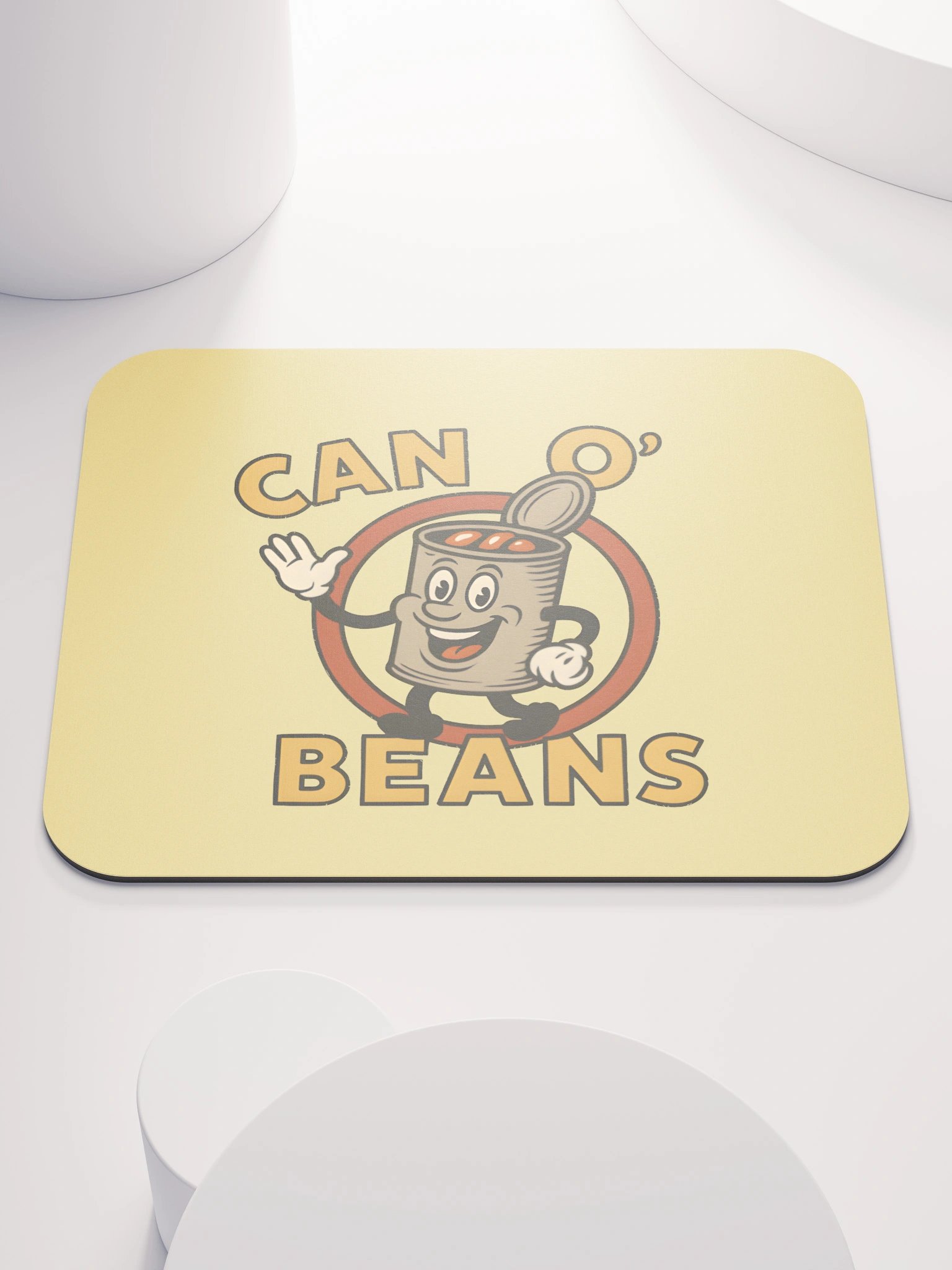 CAN O’ BEANS Mousepad – The Bean Machine Desk Buddy product image (1)
