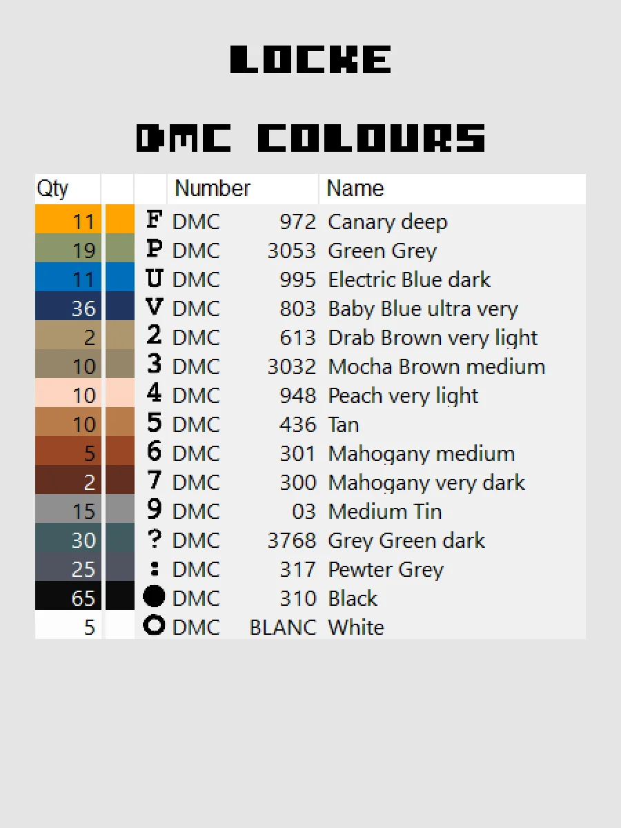 Locke Pixel Art product image (4)