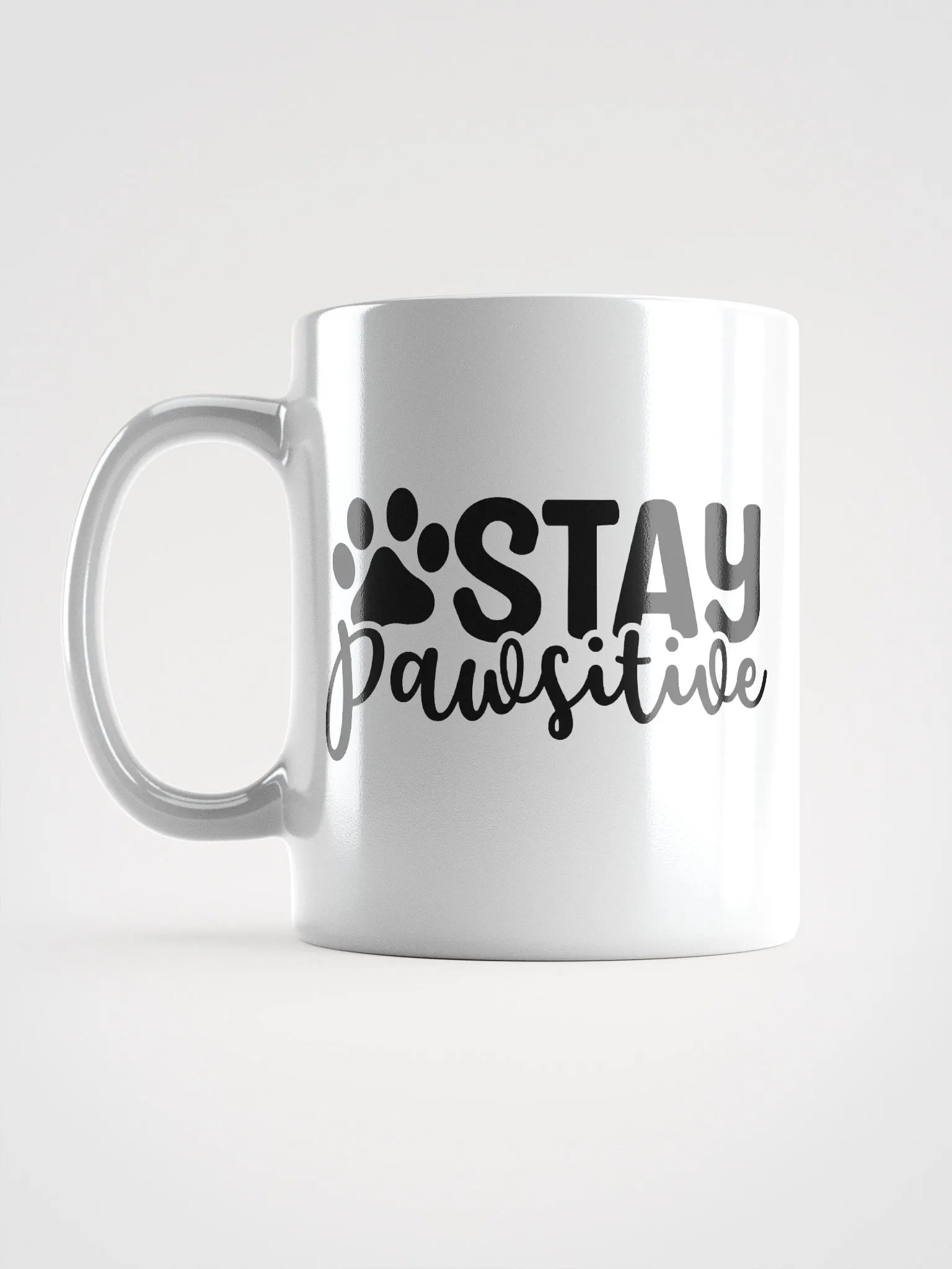 Stay Pawsitive Glossy Mug product image (16)