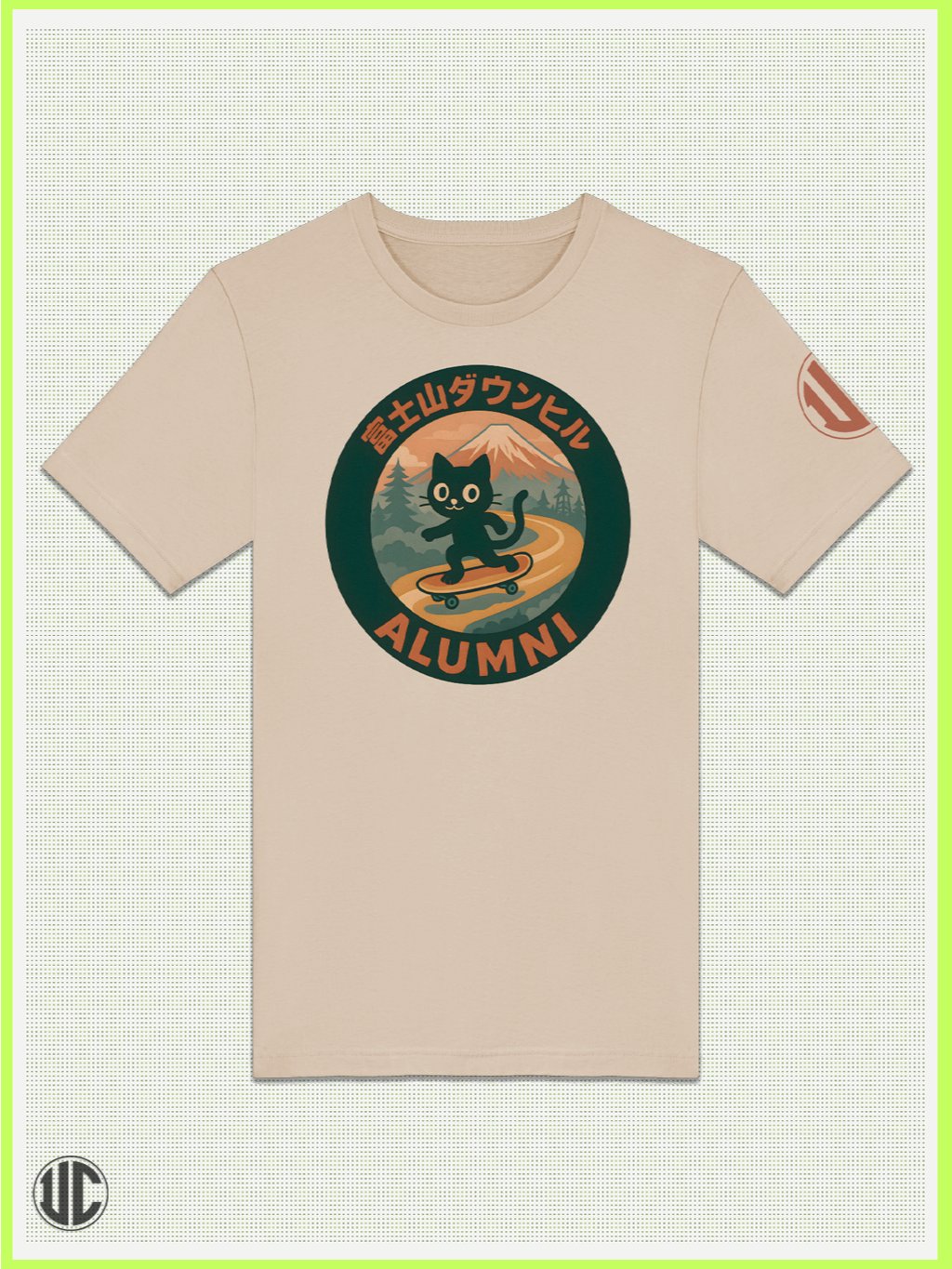 Mt. Fuji Downhill Alumni Skate T-Shirt – UnkoCon Original product image (1)