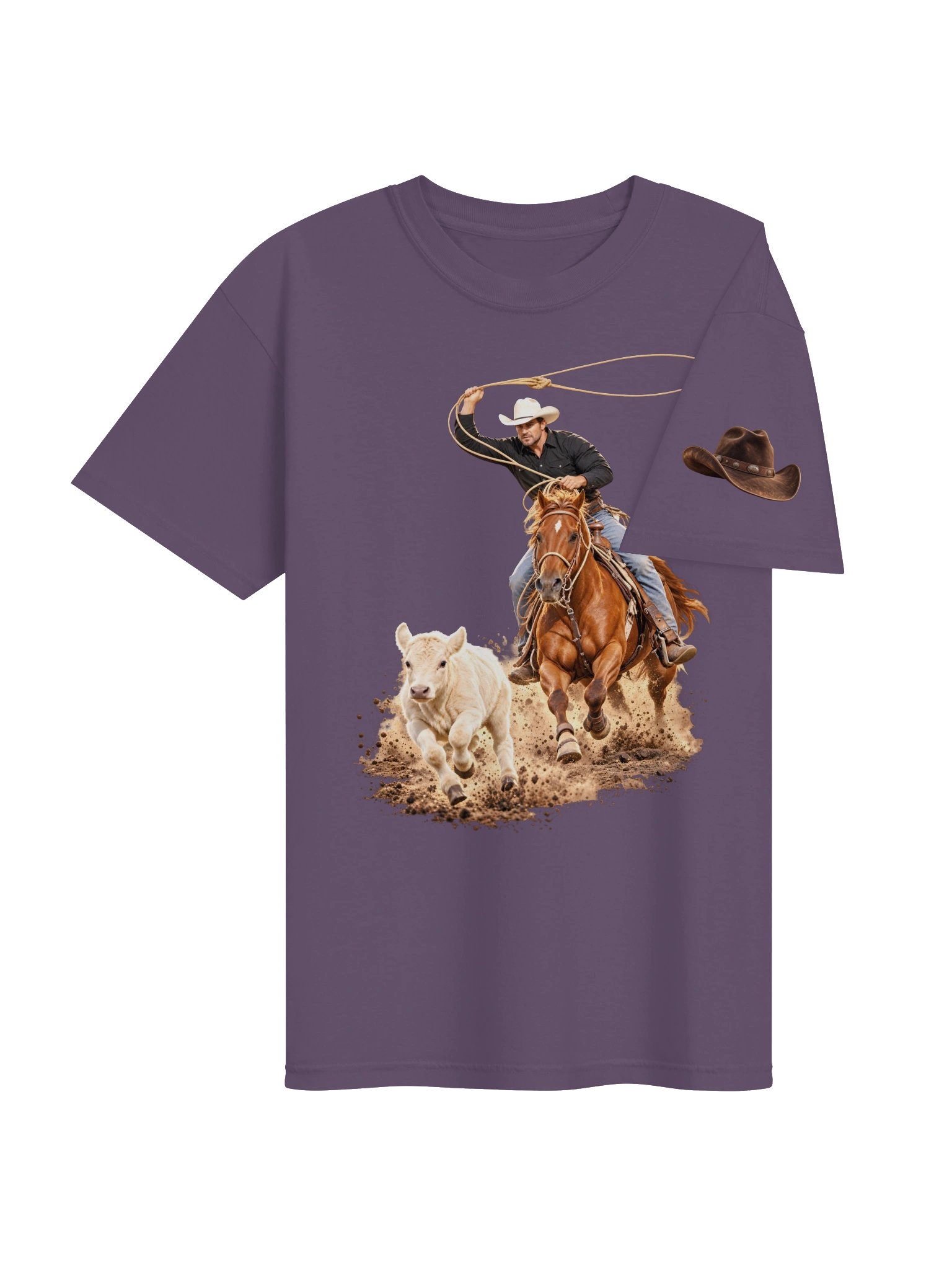 Calf Roping Out of the Box T-Shirt | BROKEN RODEO™ product image (78)