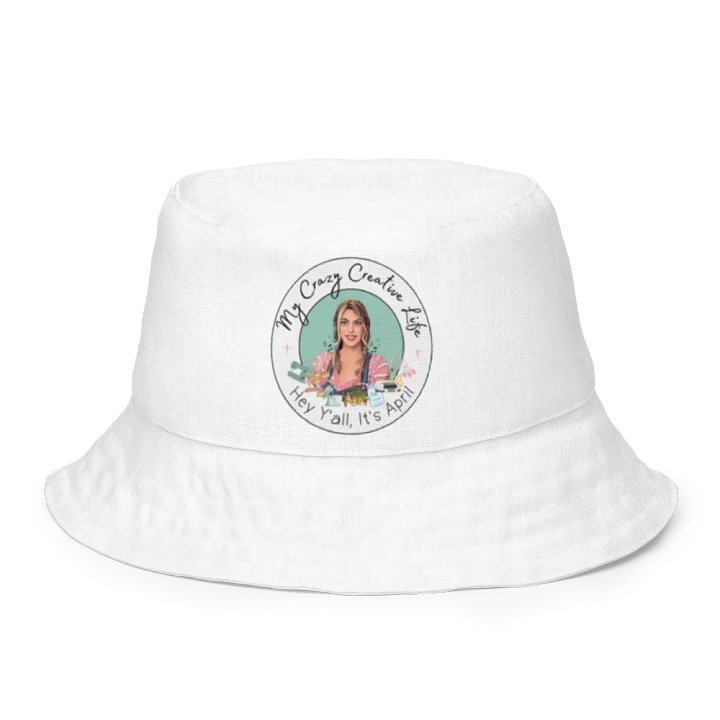 Logo- Bucket Hat- White product image (1)