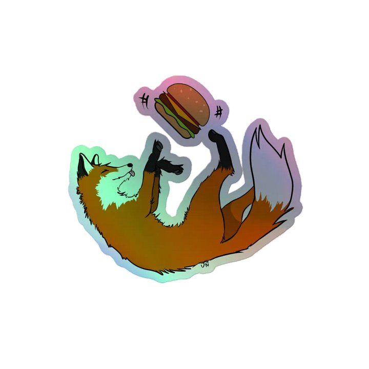 Benjamin Burger Holographic Sticker product image (1)