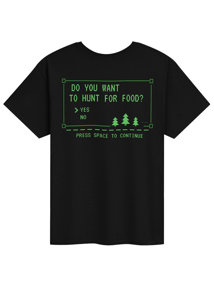 Power Saving Mode: Hunt for Food Retro Tee product image (2)