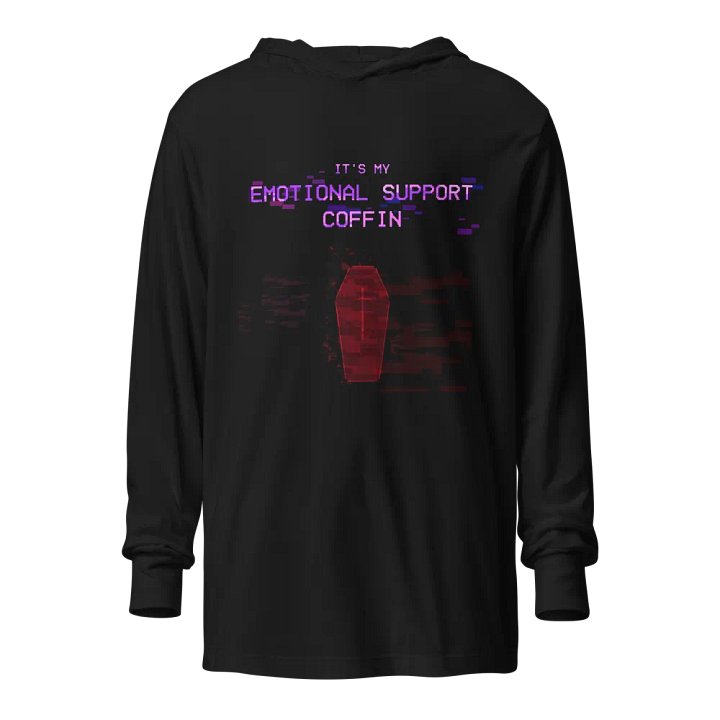 Emotional Support Coffin Light Hoodie product image (1)