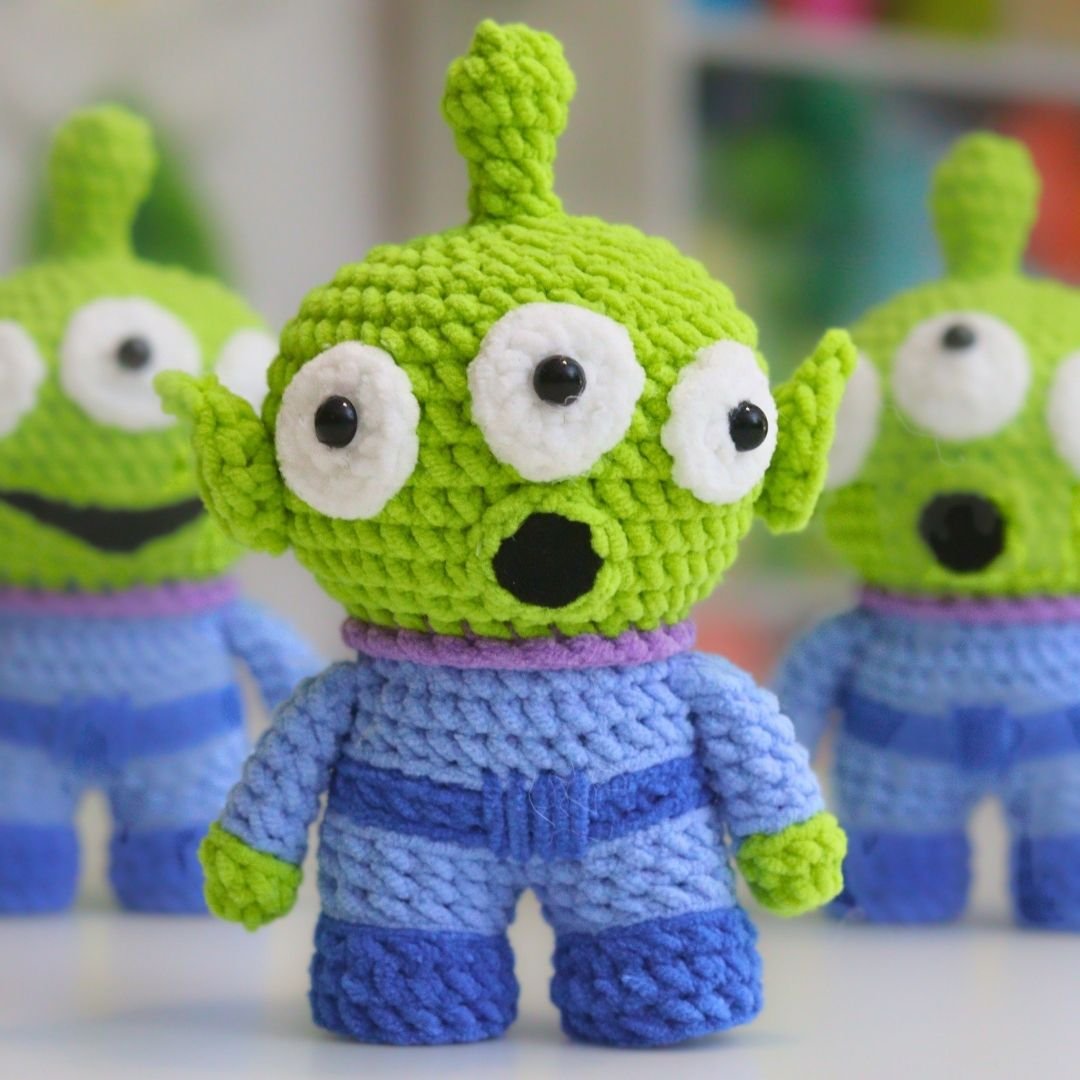 Toy Story Inspired Alien Amigurumi Crochet Pattern product image (4)