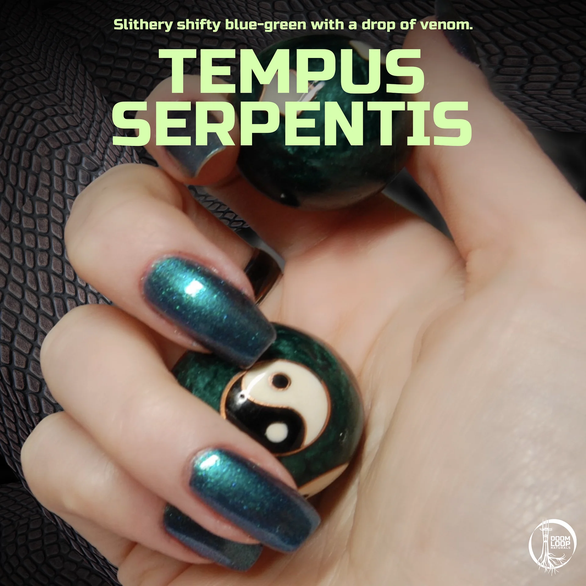 TEMPUS SERPENTIS - Shifty Blue-Green Nail Polish product image (1)