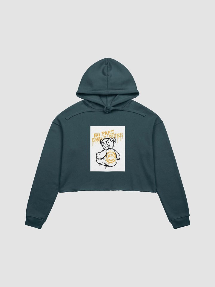 Thug Teddy Crop Hoodie product image (3)