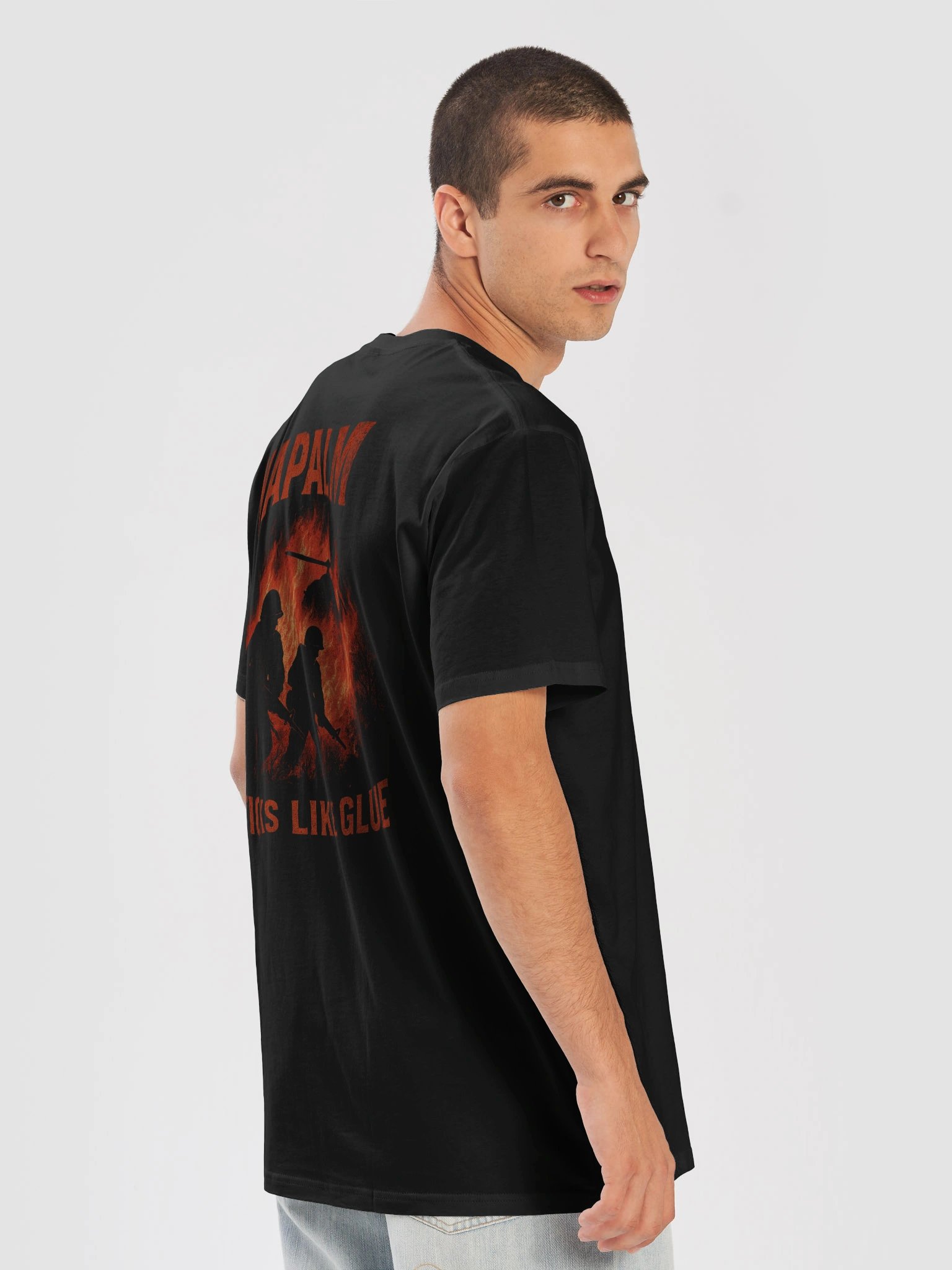 Napalm Sticks Like Glue Tee product image (8)
